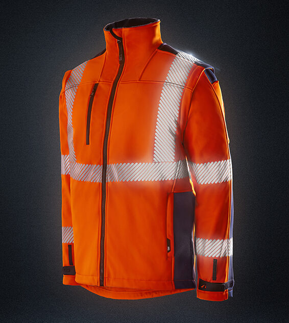 vêtement de travail orange fluo