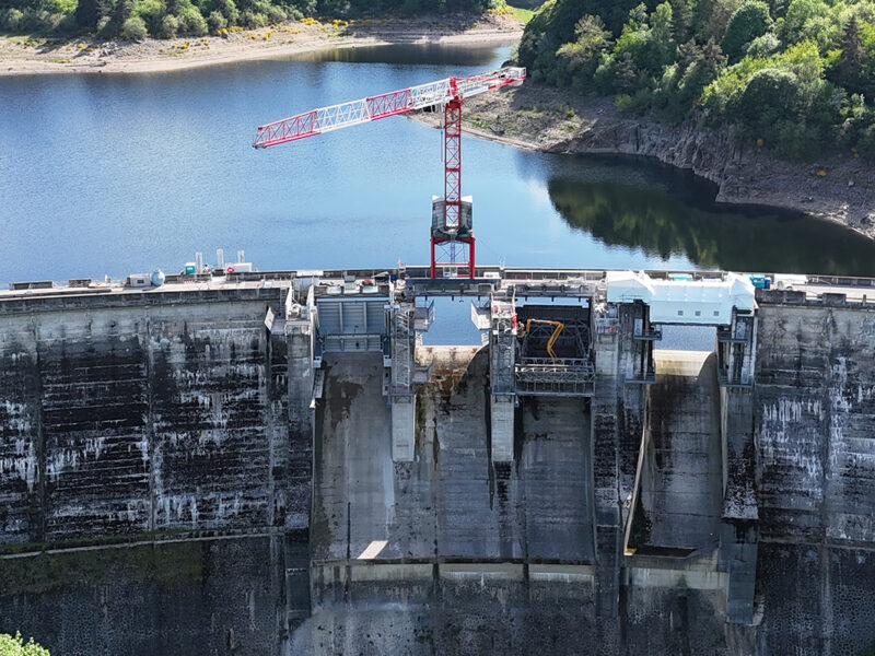 travaux barrage
