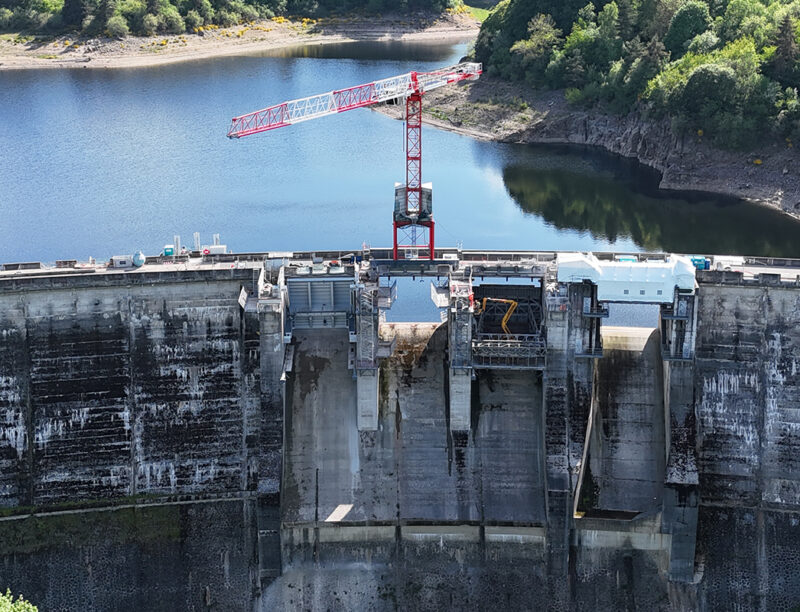 travaux barrage