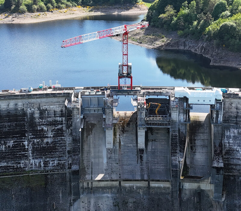 travaux barrage