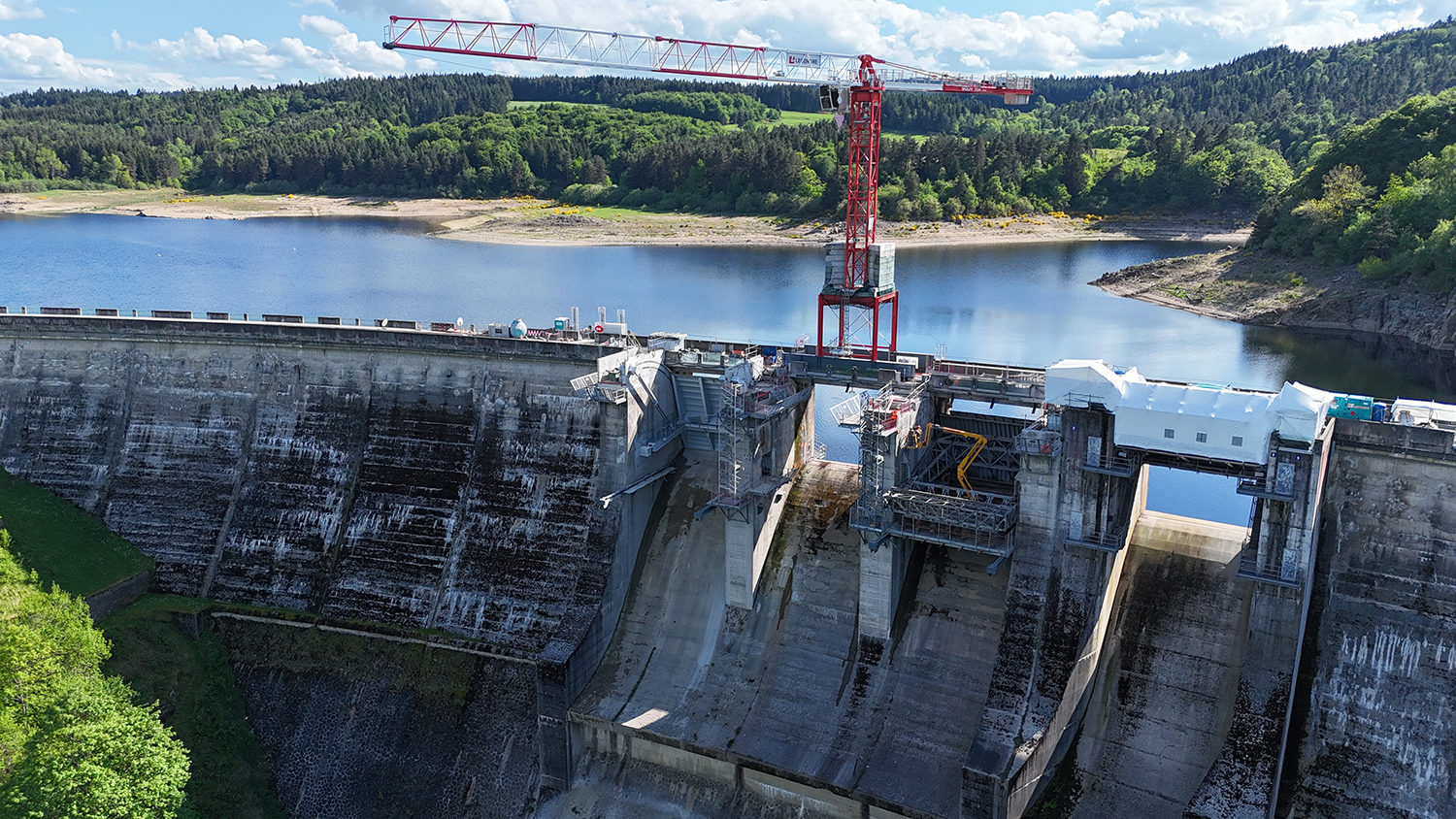 Travaux barrage