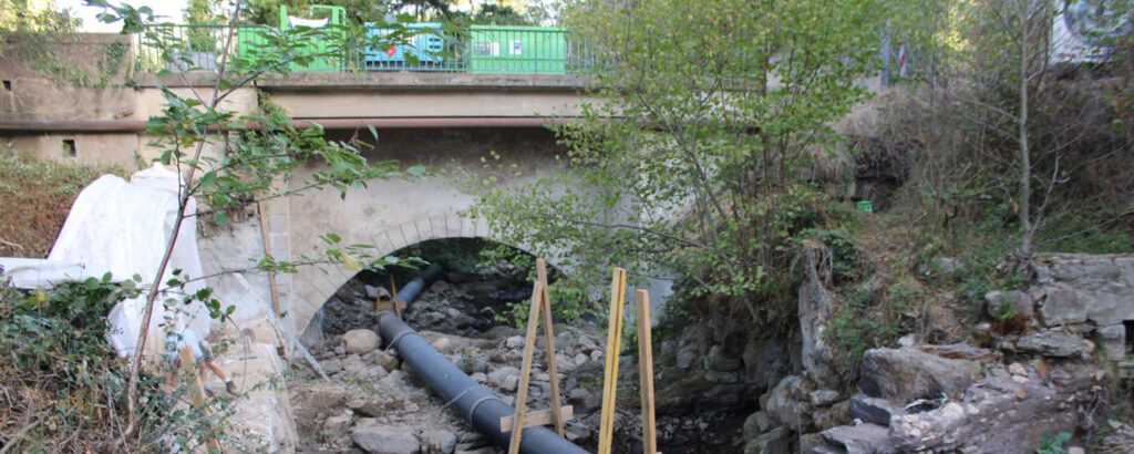 pont en travaux