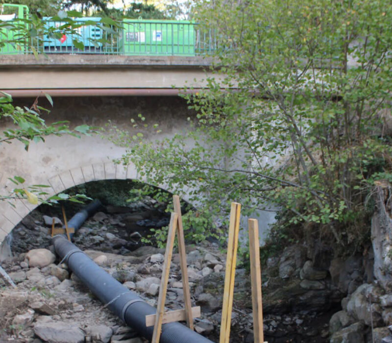 pont en travaux
