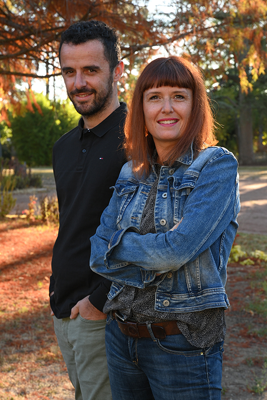 portrait d'un homme et d'une femme